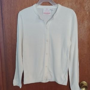Izod school wear white sweater NWT